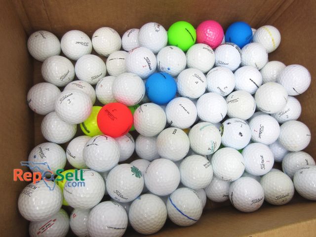 Lot 31-4104 - (100) Used Titleist Golf Balls in Playable Condition: AVX, Pro V1, Velocity Speed, Tour Soft, etc.