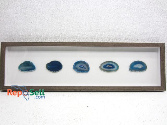 Lot 31-3433 - Geode Slice Artwork