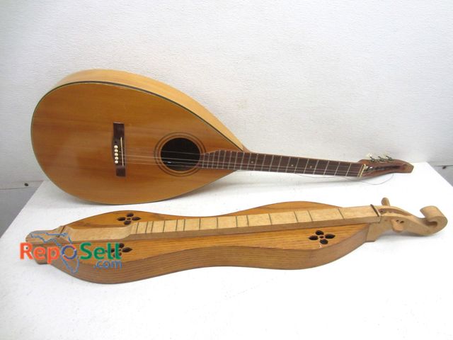 Lot 31-6088 - Acoustic Guitar (Crack In Back) And Mountain Dulcimer