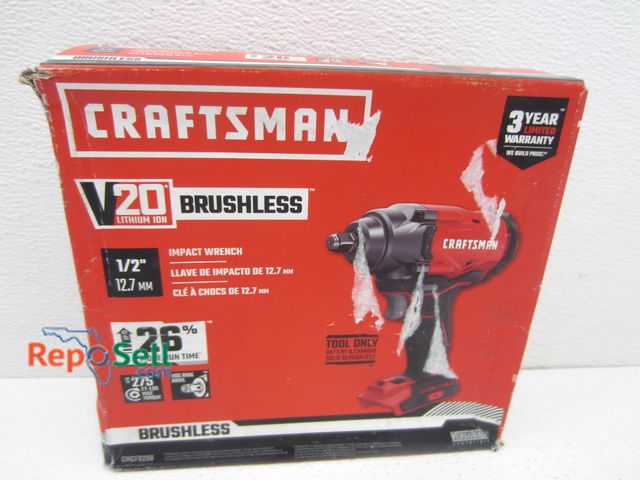 Lot 31-2162 - Craftsman 20V 1/2" Impact Wrench - TOOL ONLY, #CMCF920B