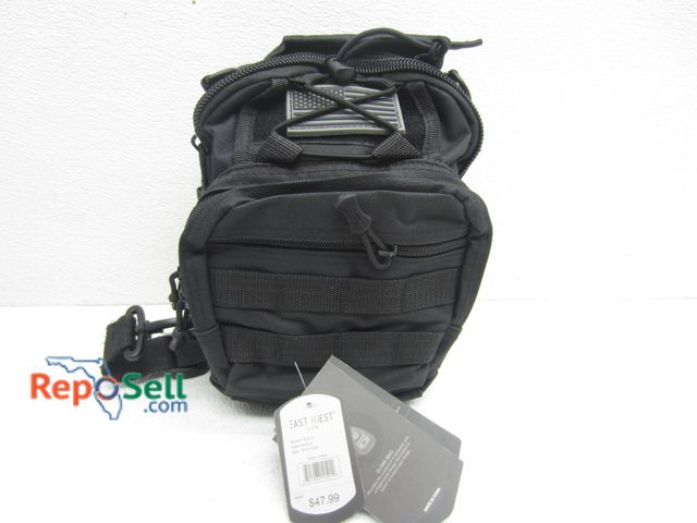 Lot 31-2280 - East West Black Tactical Sling Bag - New w/Tags