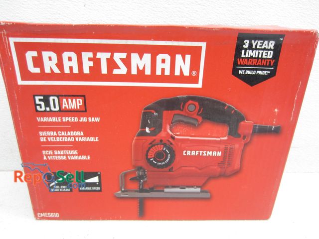 Lot 31-9387 - New Craftsman 5.0 AMP Variable Speed Jig Saw #CMES610