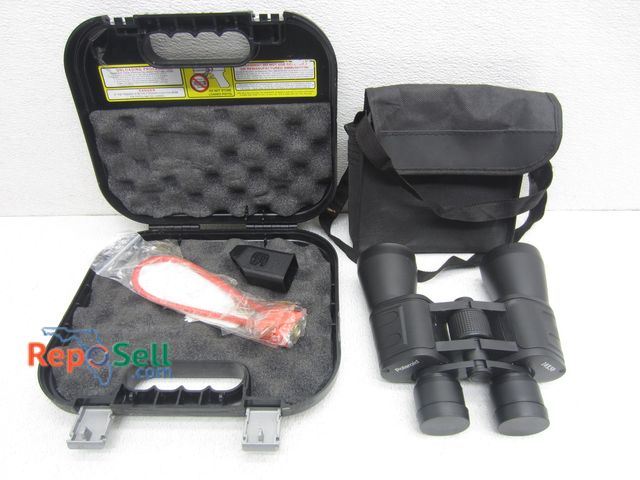 Lot 31-1207 - Polaroid 10x50 Binoculars &amp; Gun Lock Box