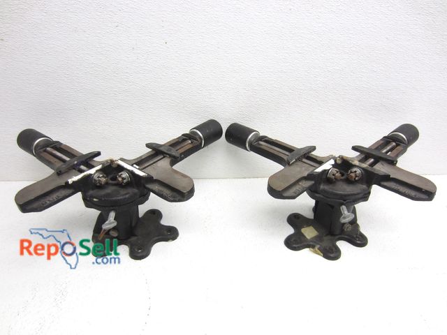 Lot 31-5078 - (2) Vintage Cast Iron Picture Frame Clamps