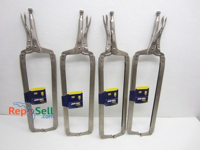 Lot 31-4061 - (4) New Irwin 24" C-Clamp Original Locking Regular Tips