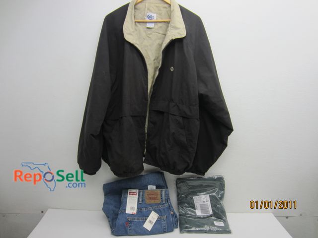 Lot 31-5158 - Vintage Colt Jacket, Size XXL, Levi's 35x30 Jeans, &amp; New Big &amp; Tall T-Shirt