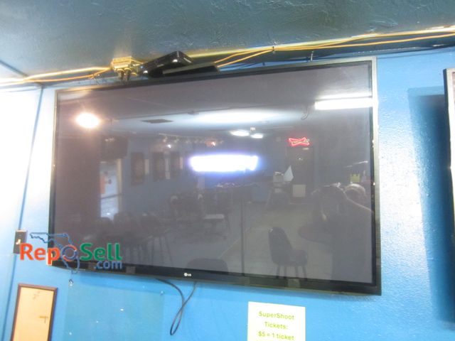 Lot 31-2013 - 60" LG TV - Powers On - BUYER MUST REMOVE/BRING LADDER/TOOLS