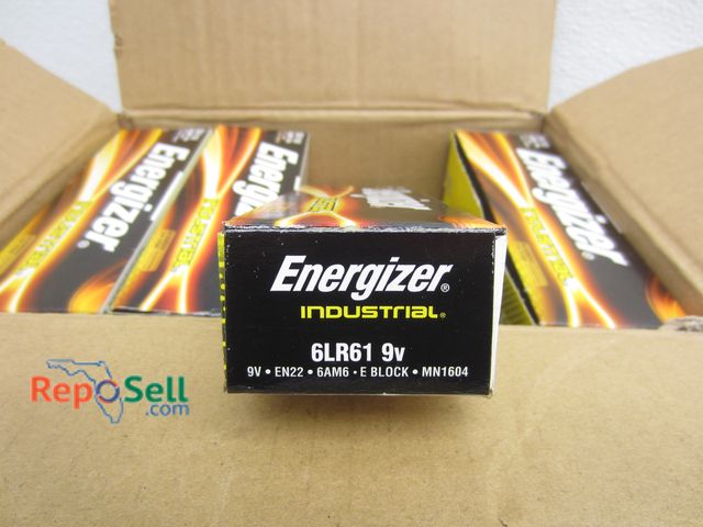 Lot 31-8518 - (144) Energizer 9V Batteries #6LR61 - (12) Boxes