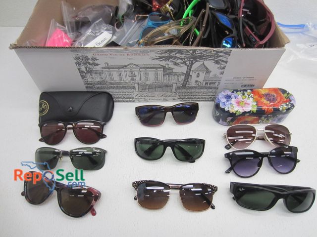 Lot 31-6258 - (70) Preowned Sunglasses: Many Name Brands
