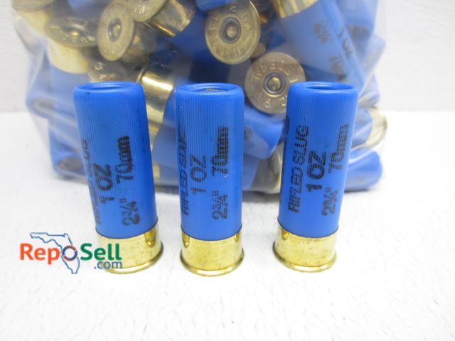 Lot 31-5114 - (100)rds Federal 12 Gauge Self Defense 1oz Rifled Slug 2 3/4" 70mm