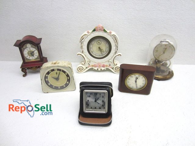Lot 31-9154 - (6) Clocks: Minx, Seth Thomas, Schatz etc - Untested