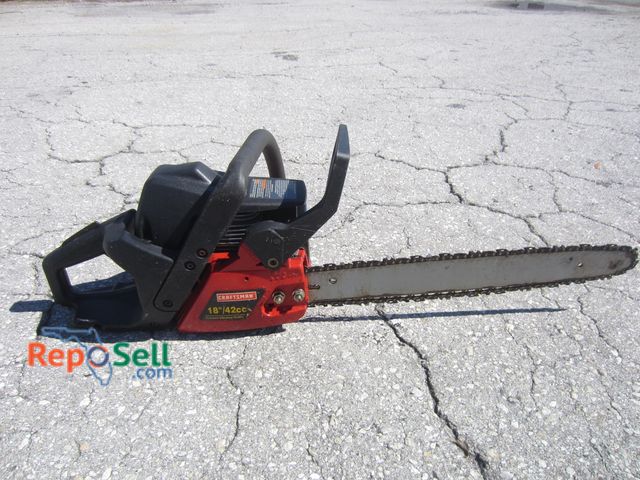 Lot 31-3292 - Craftsman 18"/42cc Chainsaw w/Reduced Vibration Handle #358.350801 - Has Compression