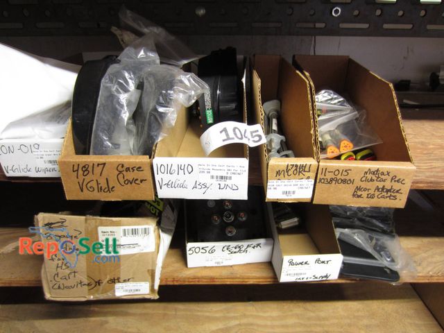 Lot 31-1045 - Golf Cart Parts Including V-Glide Assembly Power Port MCOR Case Cover Switch