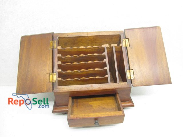 Lot 31-6073 - Wood Jewelry Box 14"x12"x8"