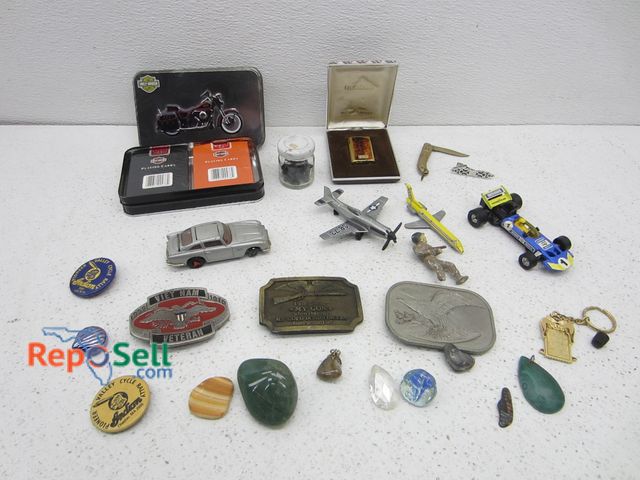 Lot 31-2531 - Assorted Collectibles; Includes Harley Davidson Playing Cards, Belt Buckles, Diecast; Etc.