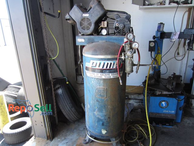 Lot 31-1097 - Puma 5 HP Air Compressor 15.7 CFM 115 PSI With Century AC Motor 230V
