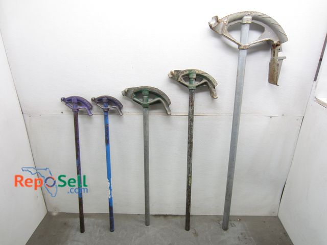 Lot 31-9417 - (5) Rigid Pipe Benders: 1/2"-1"