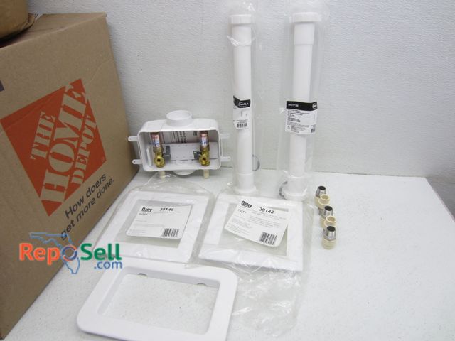 Lot 31-4129 - Large Lot of Plumbing Supply: Plastic Slip Joint Extensions, Tubes, Transition Fittings, etc.