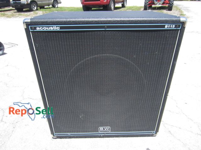 Lot 31-1351 - BW-equipped B115 speaker system 25" x 24" x 16"