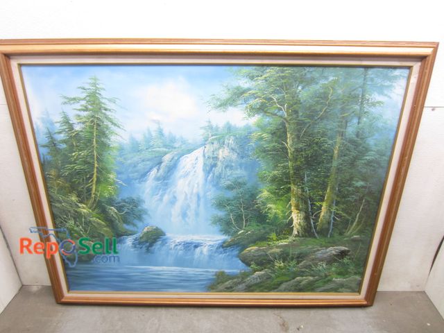 Lot 31-8525 - Painting Large Framed Original Oil Painting Signed Kingman 53.5"x42"