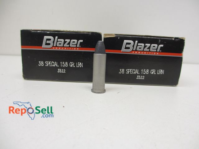 Lot 31-9352 - (100) Rnds Blazer .38 Special 158gr Ammo