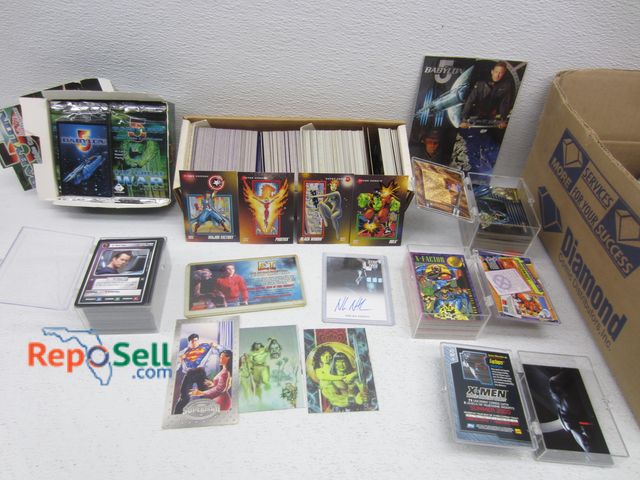 Lot 31-4423 - (2) Boxes of Trading Cards: X-Men, Star Trek, Superman, etc.