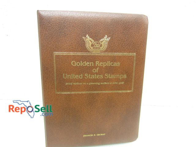 Lot 31-2327 - (66) 22Kt Golden Replicas of US Stamps, 1987 - 1989