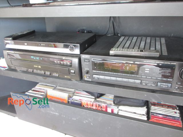 Lot 31-1010 - Electronics Lot: Marantz CD Changer, Sony Audio/Video Control Center, Samsung DVD Player - All Power...