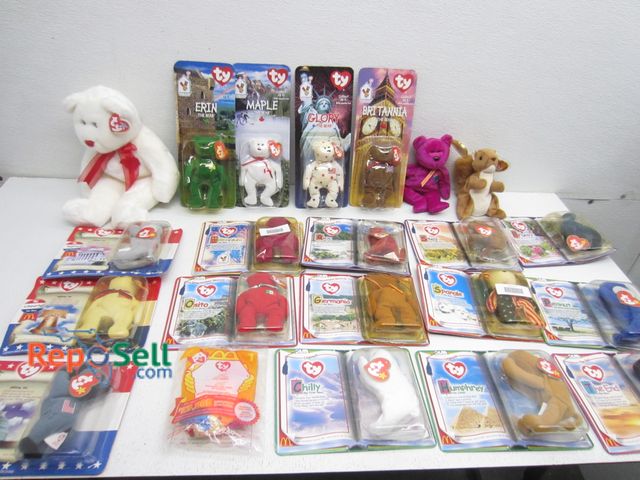 Lot 31-6247 - (77) McDonald's Beanie Babies, (3) Complete Sets - 10/10, 4/4, 3/3 - All In original Packages And (3...