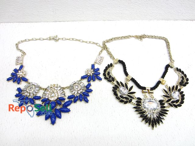 Lot 31-3046 - (2) New Runway/Statement Necklaces