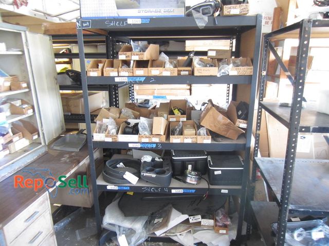 Lot 31-1170 - Black Metal 5-Tier Shelf Only,** Pick up Thurs NO Contents 72" x 49 x 25