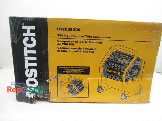 Lot 31-6212 - Bostitch BTEC25200 200 PSI Premium trim compressor, appears new in box