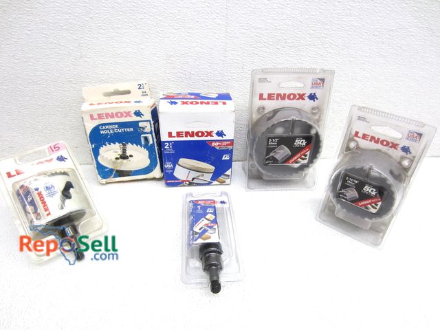 Lot 31-3050 - (6) Lenox Hole Saws 1"-3 1/2" - Appear New