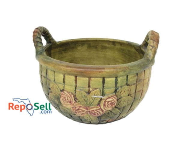 Lot 31-5169 - Weller (1915-1928) Ceramic Basket Flemish