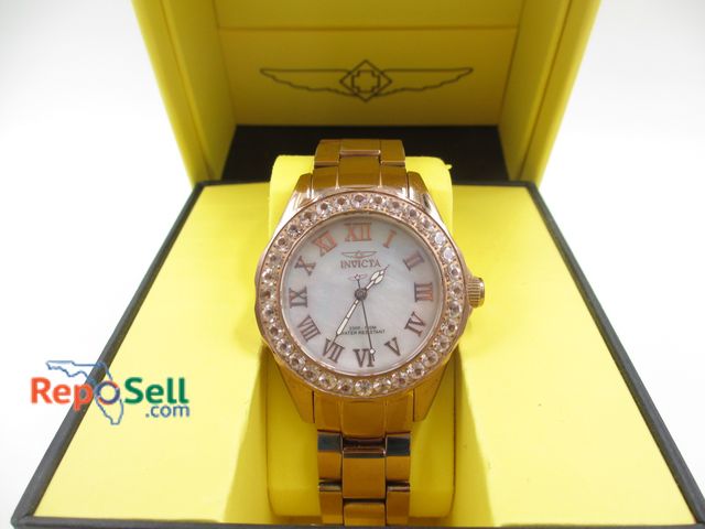 Lot 31-6023 - Invicta Dress Watch with Box - Swiss Ronda Movement, New Battery
