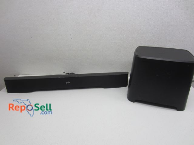 Lot 31-7253 - Polk Sound Bar &amp; Subwoofer - Both Power On