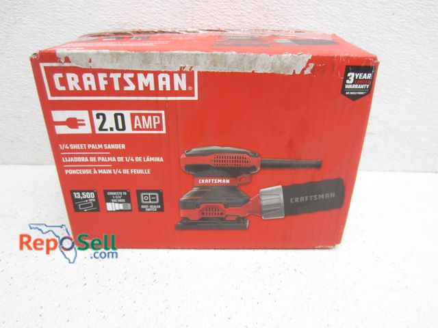 Lot 31-6167 - New Craftsman  2.0 AMP 1/4" Sheet Palm Sander #CMEW230