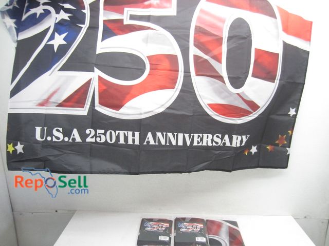 Lot 31-6224 - (3) New USA "250" flags, 3'x5'