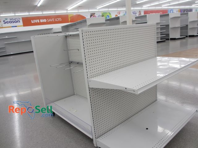 Lot 31-3073 - Rolling Shelving. 4-Sided Peg Board. 52"H x 50"W, w/Shelves.