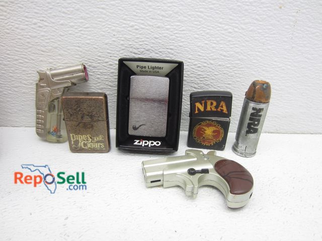 Lot 31-5282 - Lot of Lighters: NRA, Scripto, etc.