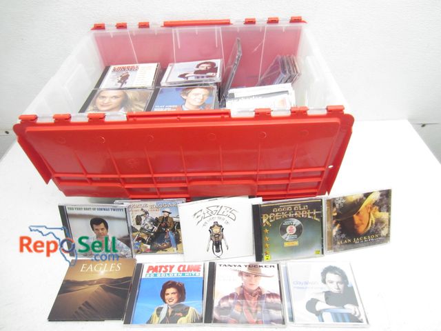 Lot 31-6158 - Lot Of CD's: Patsy Cline, Dolly, Eagles, Allan Jackson etc - Tote Included