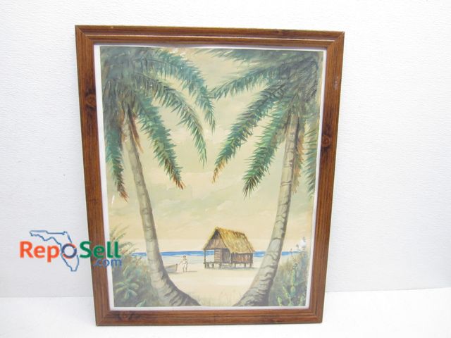 Lot 31-6470 - Original Watercolor by Bob Klotz, Everglades Scene, 22"x18"