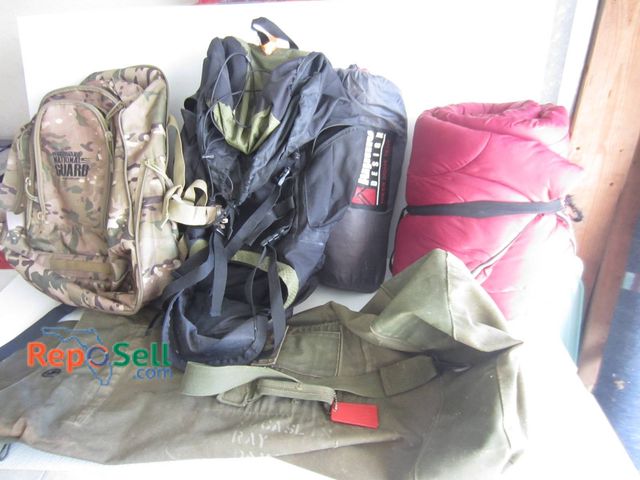Lot 31-8630 - Outdoor Camping Lot: Teton Sports Backpack, Alpine Design Tent, Sleeping Bag, PA National Guard Pack
