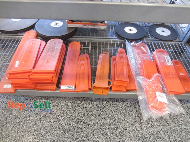 Lot 31-1200 - New Husqvarna and Stihl chainsaw bar sheath, covers, ETC - approx 27