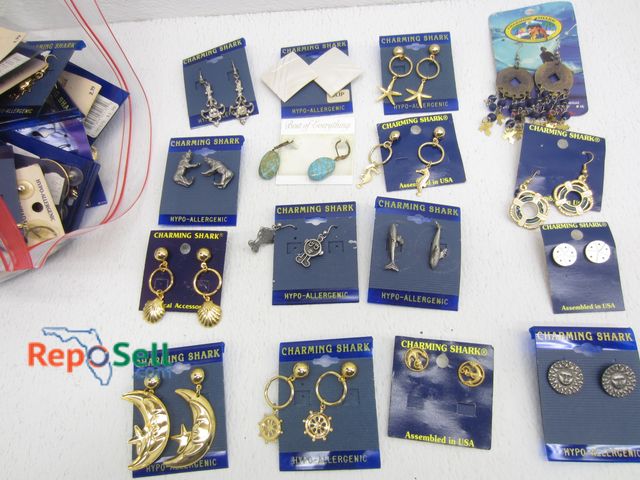 Lot 31-2036 - New Earrings on Cards - Various Brands