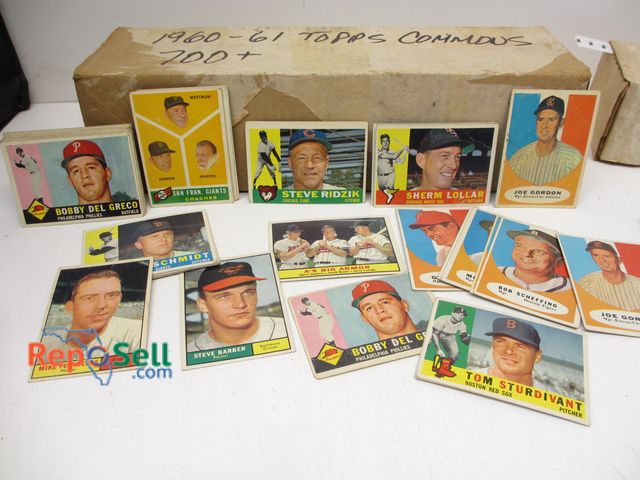 Lot 31-6424 - Topps 1960-61 Baseball Cards: Approx (700+) Commons