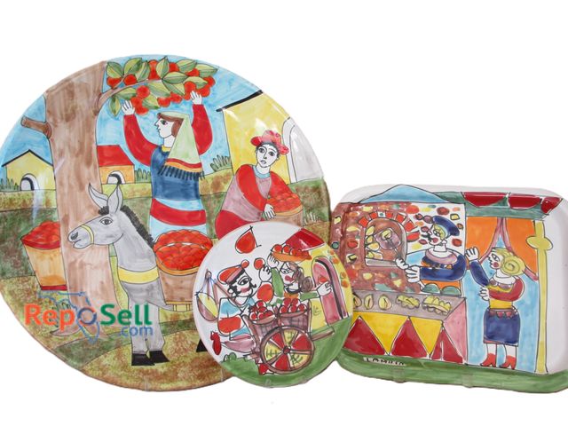 Lot 31-1038 - (3) La Musa Plates: 1-Signed Nino Parrucca