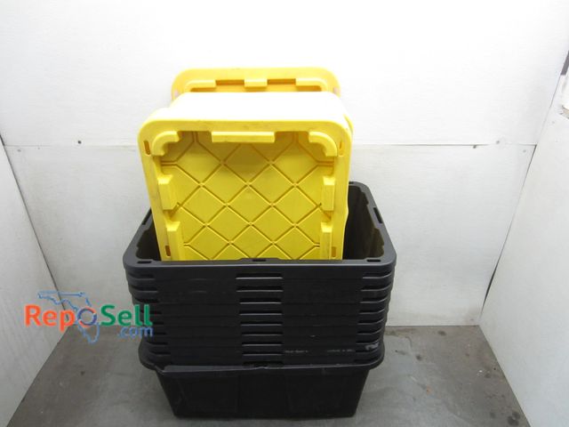 Lot 31-5363 - (10) 27 Gallon Totes With Lids