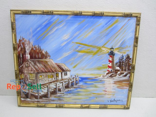 Lot 31-2119 - Oil Painting on Canvas by L Vanarsdall - Appears Original, 21"x17"