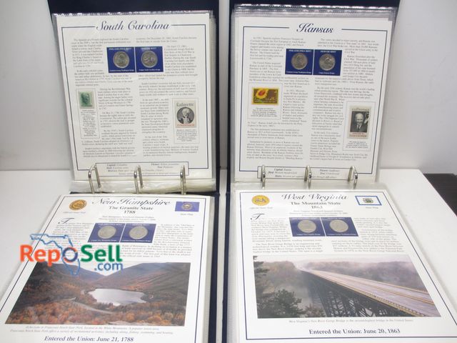 Lot 31-1046 - (2) Binders of Statehood Quarter Collection